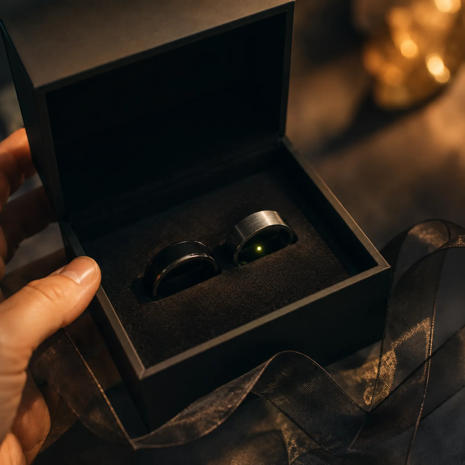 LoveRing gift box with a pair of rings